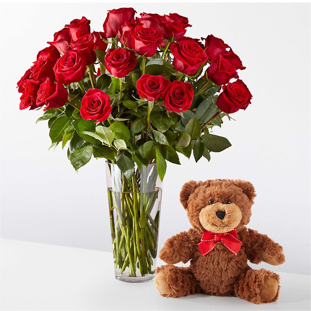 Romantic Long Stem Red Rose Bouquet Bundles – BELMA'S PRECIOUS FLOWERS, Kodiak AK