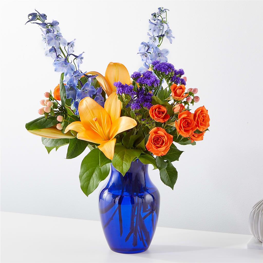 Radiant Citrus Bouquet – BELMA'S PRECIOUS FLOWERS, Kodiak AK