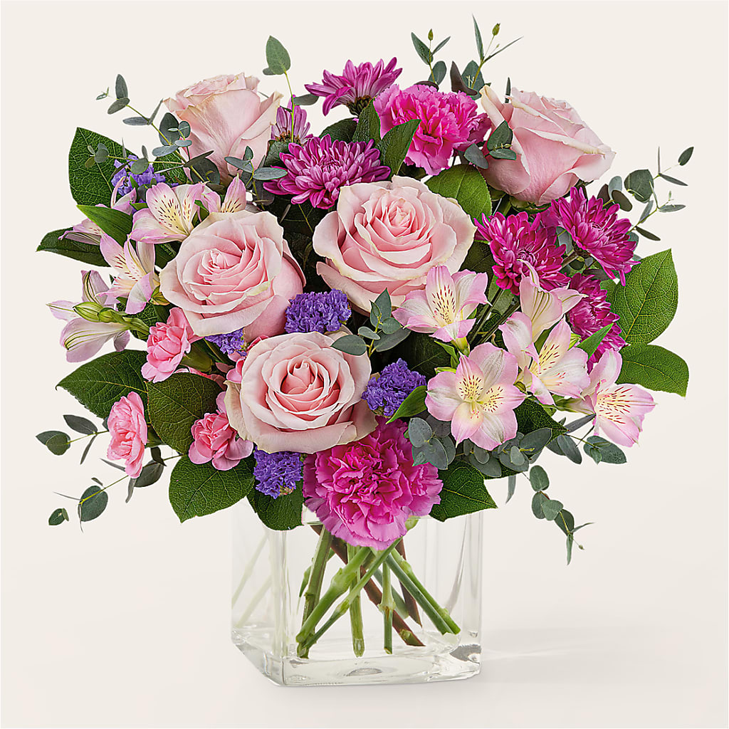 Rosy Radiance Bouquet – BELMA'S PRECIOUS FLOWERS, Kodiak AK
