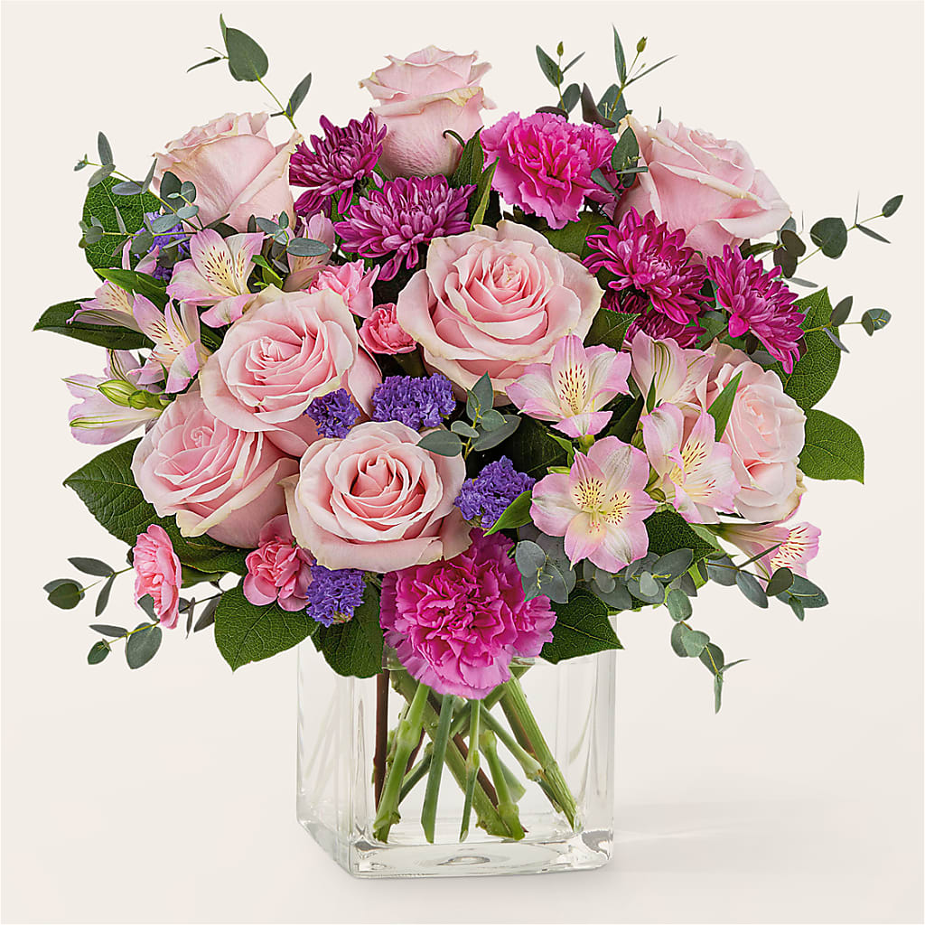 Rosy Radiance Bouquet – BELMA'S PRECIOUS FLOWERS, Kodiak AK