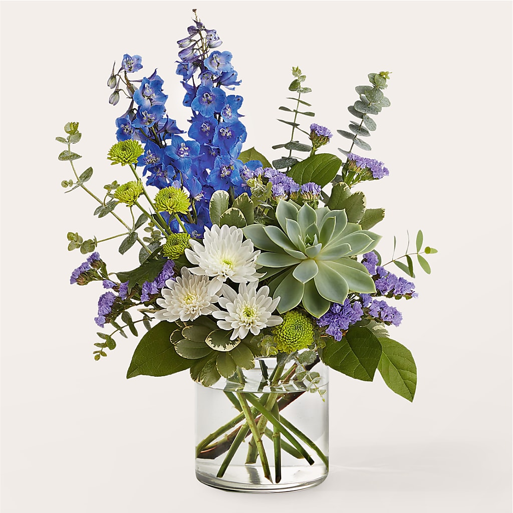 Cerulean Waves Bouquet – BELMA'S PRECIOUS FLOWERS, Kodiak AK