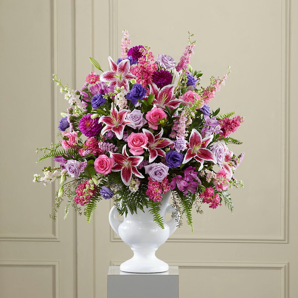 Peaceful Tribute Arrangement – BELMA'S PRECIOUS FLOWERS, Kodiak AK