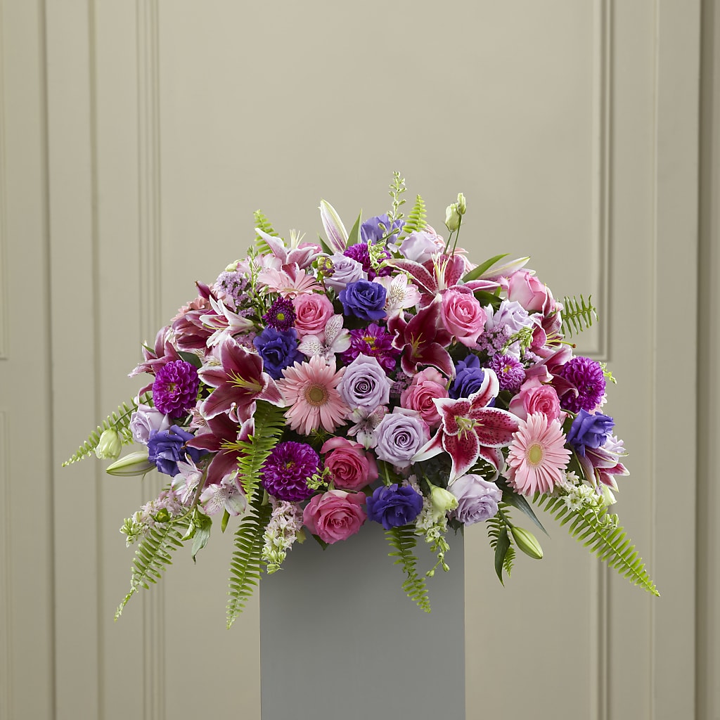 Fare Thee Well Pedestal – BELMA'S PRECIOUS FLOWERS, Kodiak AK