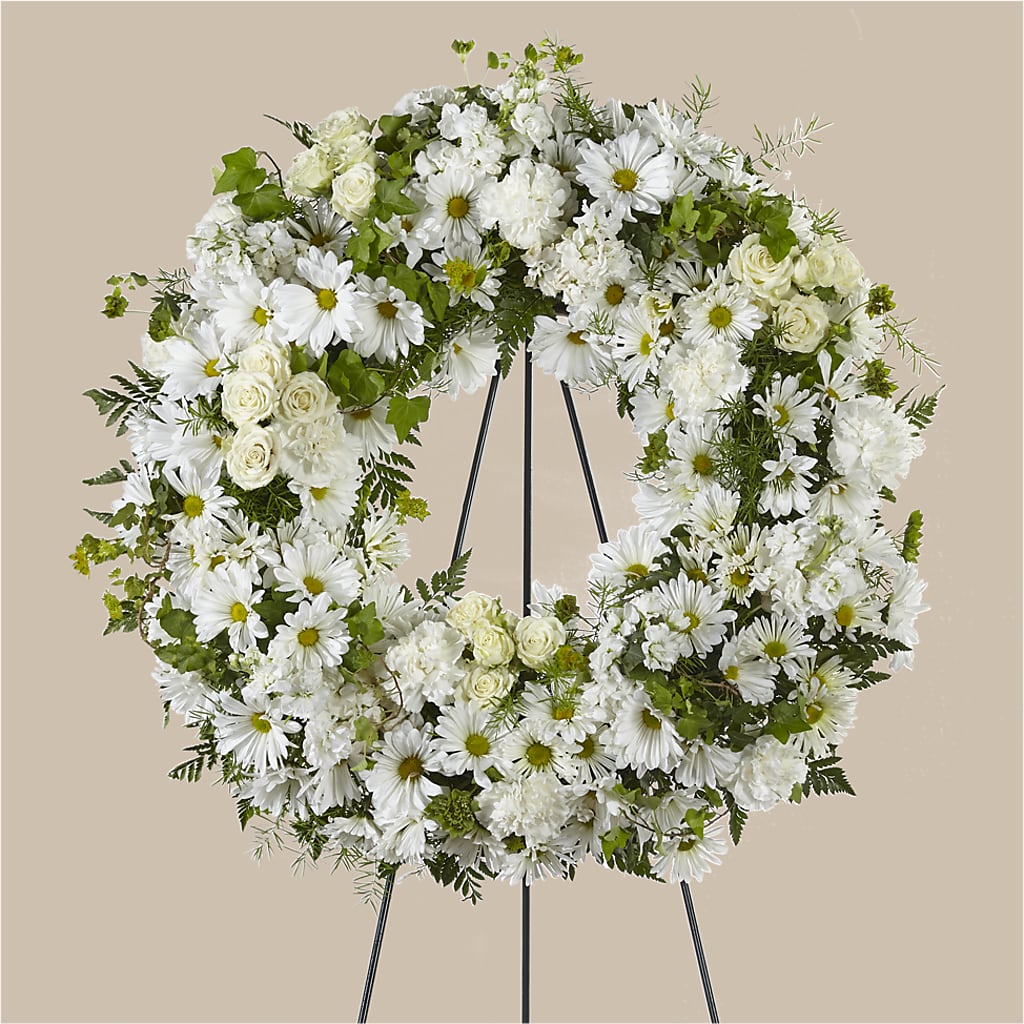 Faithful Wishes Wreath – BELMA'S PRECIOUS FLOWERS, Kodiak AK