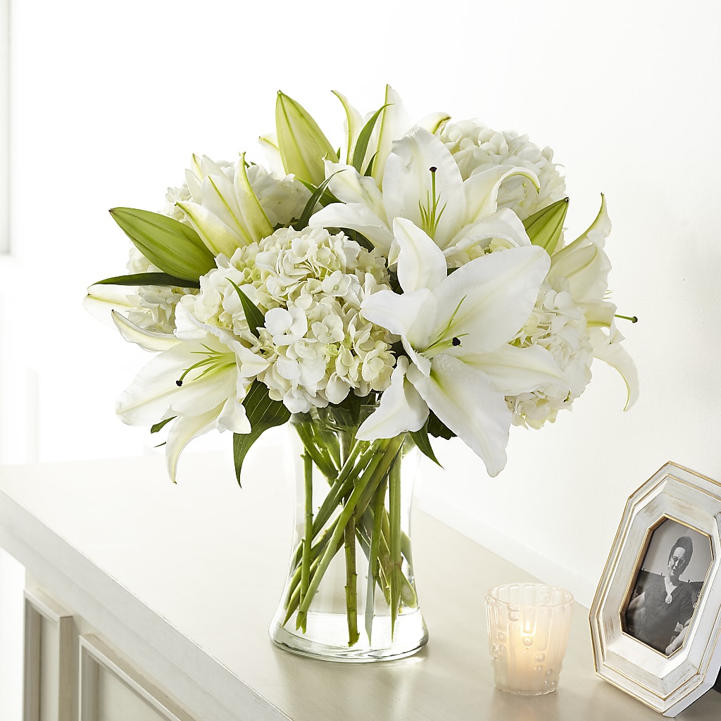 Compassionate Lily Bouquet – BELMA'S PRECIOUS FLOWERS, Kodiak AK