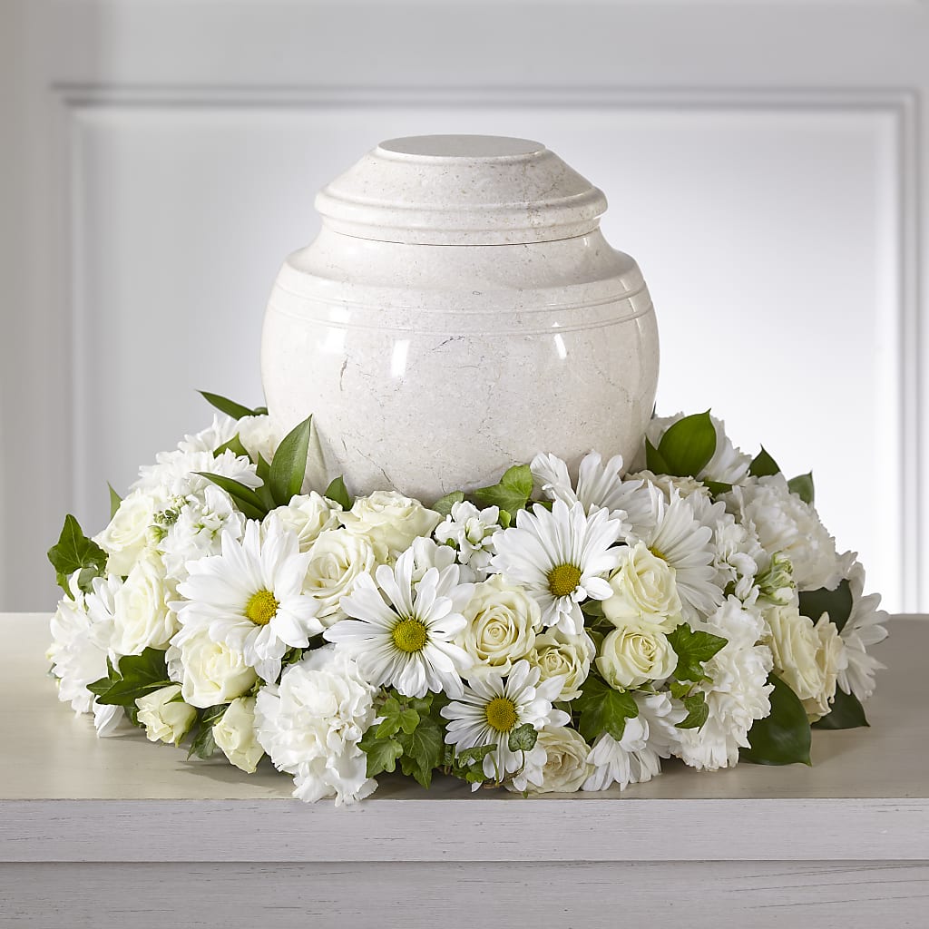 Ivory Gardens Cremation Adornment – BELMA'S PRECIOUS FLOWERS, Kodiak AK