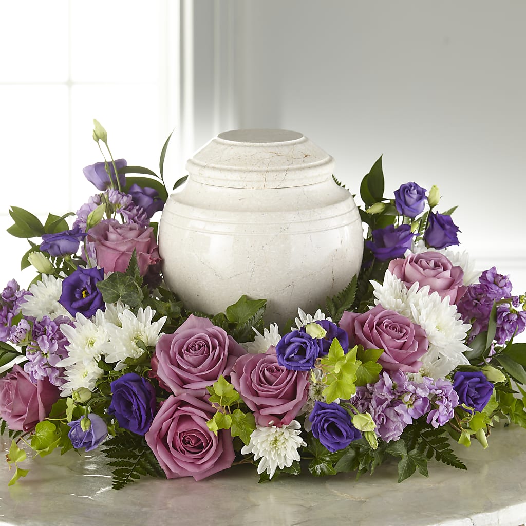 Blooming Sympathy Cremation Adornment – BELMA'S PRECIOUS FLOWERS, Kodiak AK