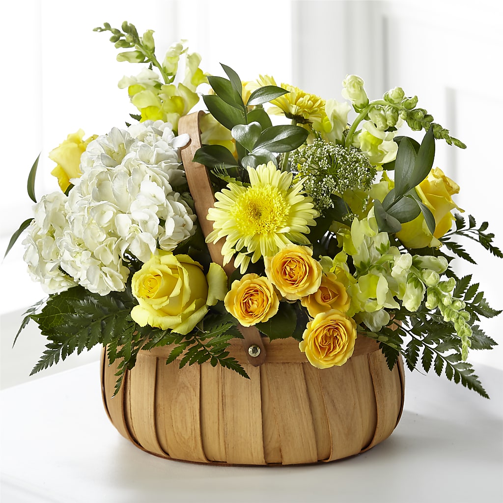 Rustic Remembrance Basket – BELMA'S PRECIOUS FLOWERS, Kodiak AK