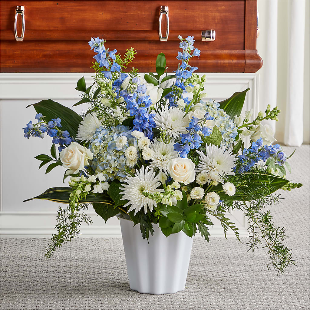 Everlasting Memories Floor Basket – BELMA'S PRECIOUS FLOWERS, Kodiak AK