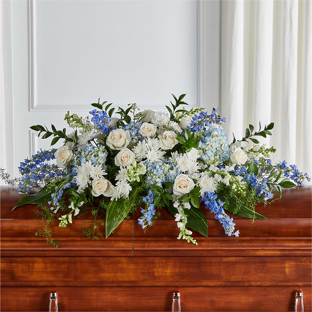 Timeless Essence Casket Spray – BELMA'S PRECIOUS FLOWERS, Kodiak AK