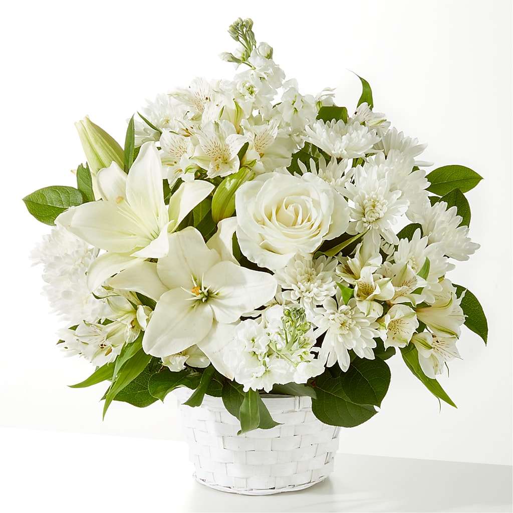 Peaceful Reflections Arrangement – BELMA'S PRECIOUS FLOWERS, Kodiak AK