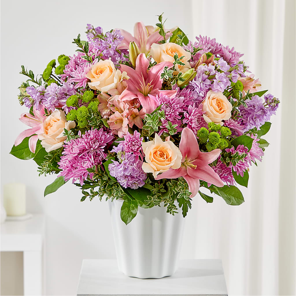 Supportive Embrace Tabletop Basket – BELMA'S PRECIOUS FLOWERS, Kodiak AK