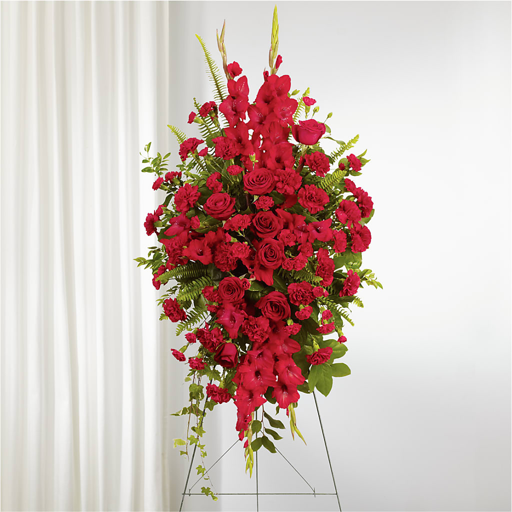 From the Heart Standing Spray – BELMA'S PRECIOUS FLOWERS, Kodiak AK