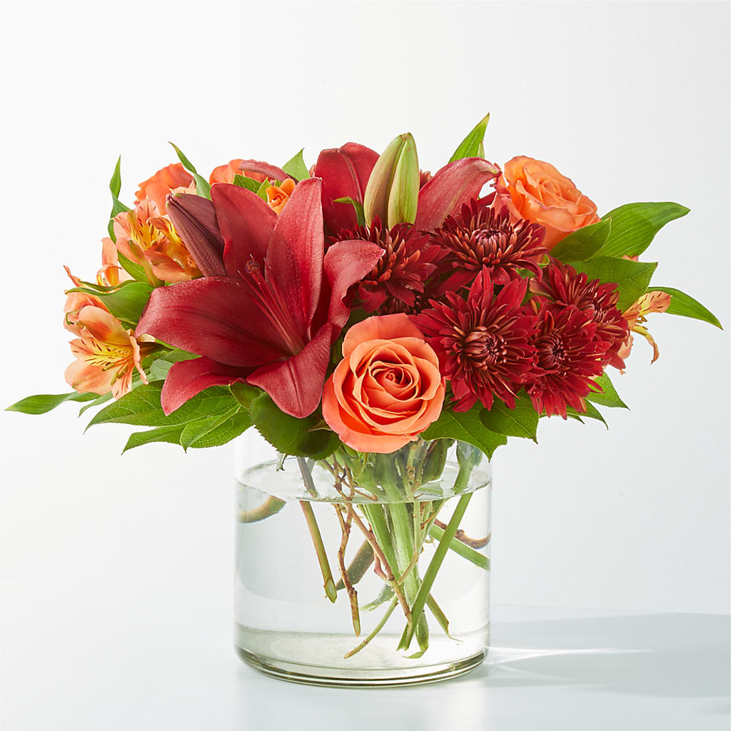 Crimson Leaves Bouquet – BELMA'S PRECIOUS FLOWERS, Kodiak AK