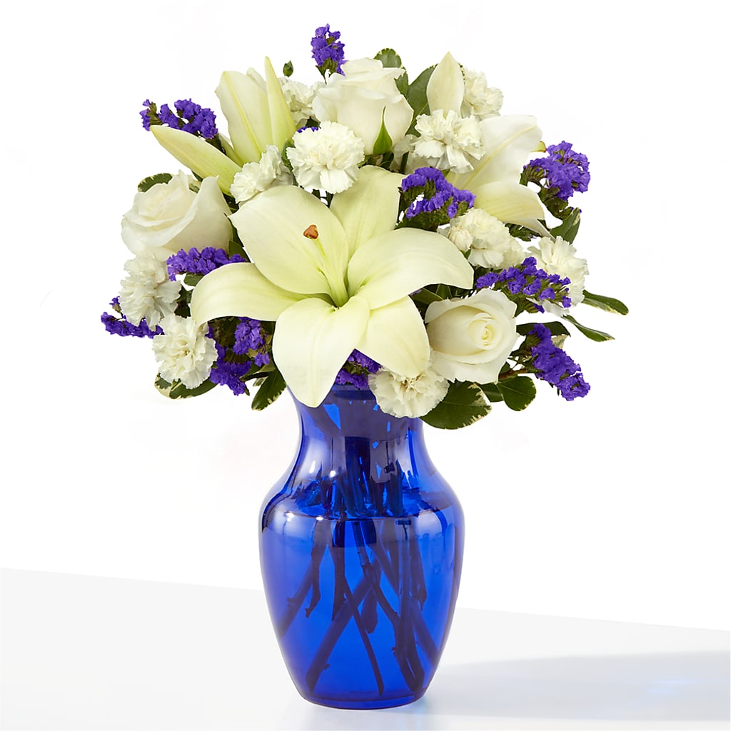 Sapphire Rush Bouquet – BELMA'S PRECIOUS FLOWERS, Kodiak AK
