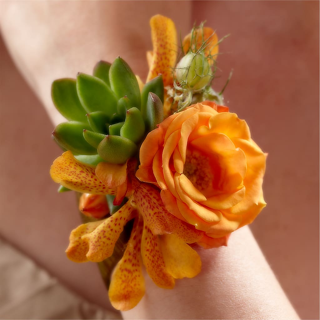 Irresistible Love Wrist Corsage – BELMA'S PRECIOUS FLOWERS, Kodiak AK