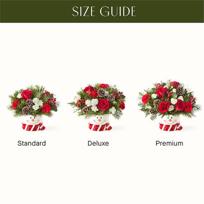 Jolly Snowman Bouquet – BELMA'S PRECIOUS FLOWERS, Kodiak AK