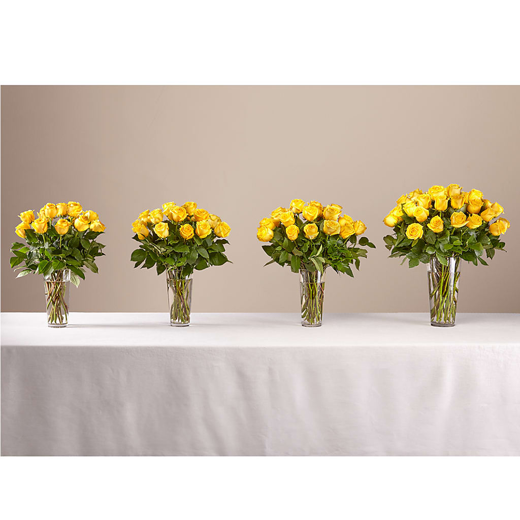 Long Stem Yellow Rose Bouquet – BELMA'S PRECIOUS FLOWERS, Kodiak AK