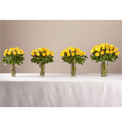 Long Stem Yellow Rose Bouquet – BELMA'S PRECIOUS FLOWERS, Kodiak AK