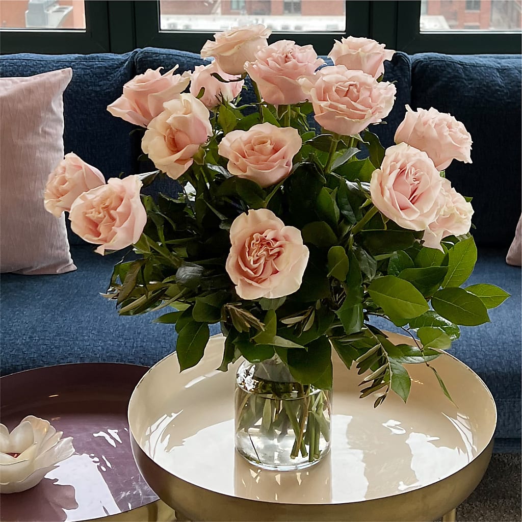 Long Stem Pink Rose Bouquet – BELMA'S PRECIOUS FLOWERS, Kodiak AK