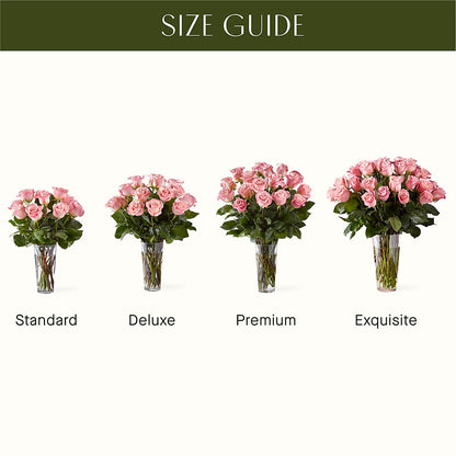 Long Stem Pink Rose Bouquet – BELMA'S PRECIOUS FLOWERS, Kodiak AK