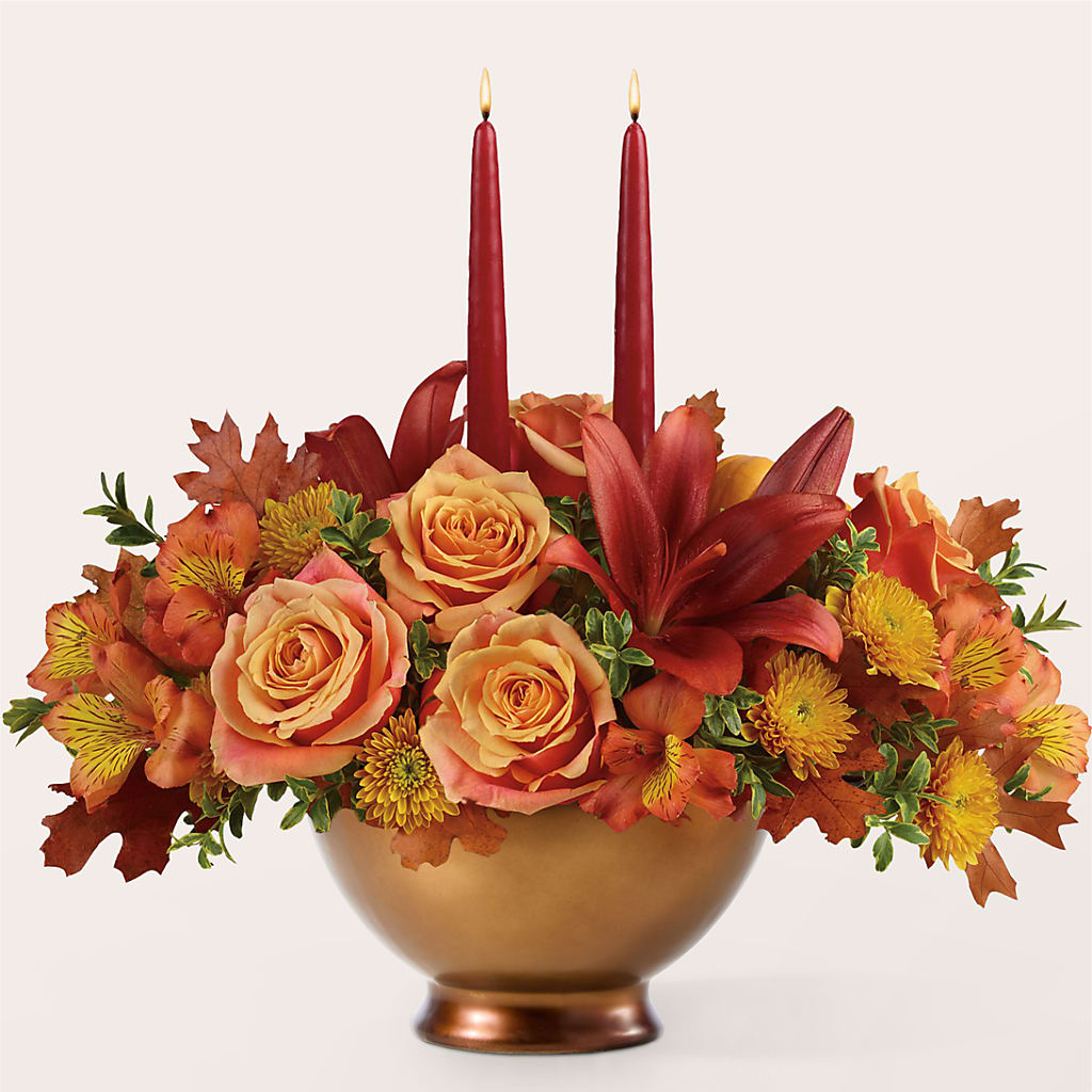 Harvest Table Centerpiece – BELMA'S PRECIOUS FLOWERS, Kodiak AK