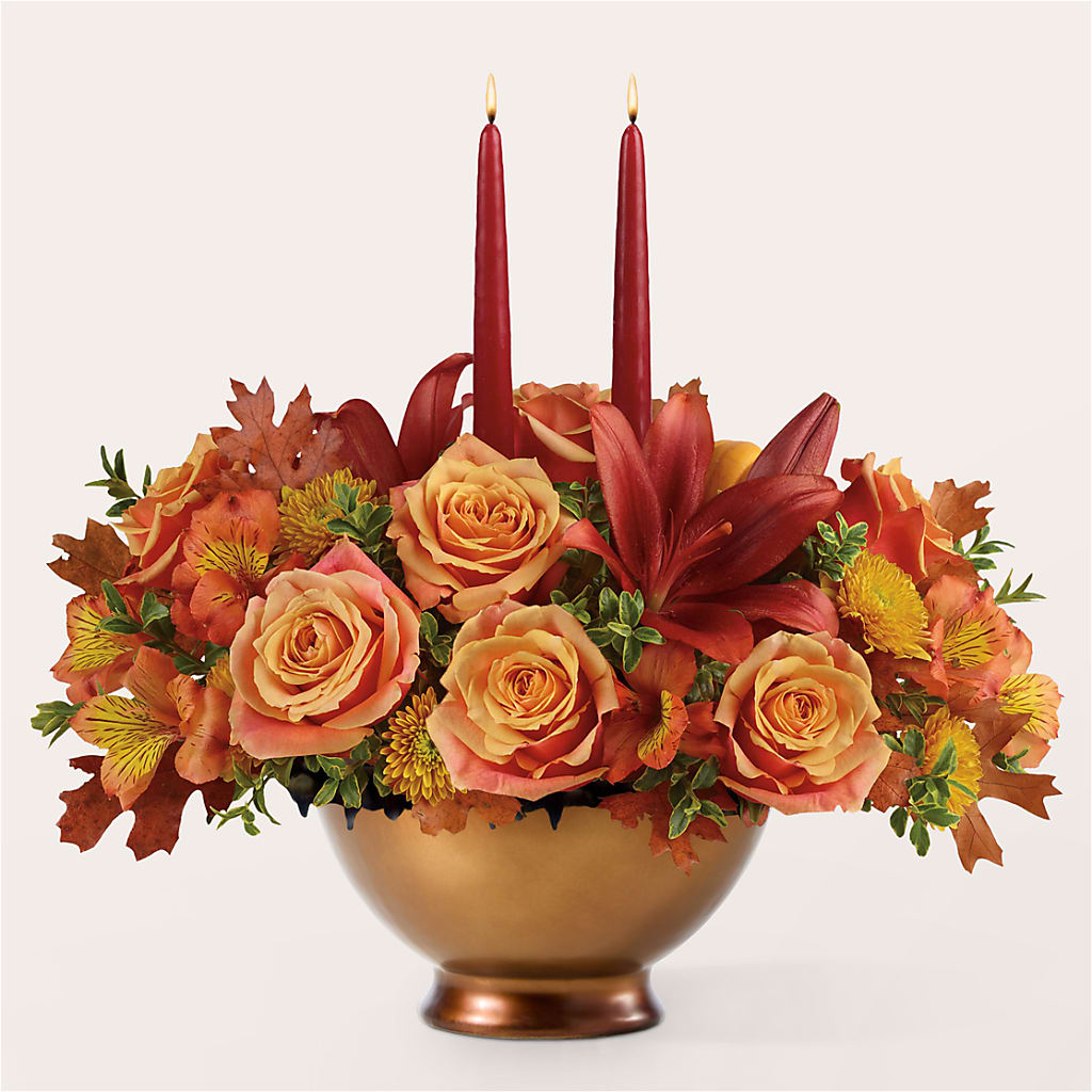 Harvest Table Centerpiece – BELMA'S PRECIOUS FLOWERS, Kodiak AK