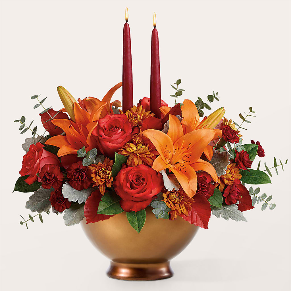 Fruits of Fall Centerpiece – BELMA'S PRECIOUS FLOWERS, Kodiak AK
