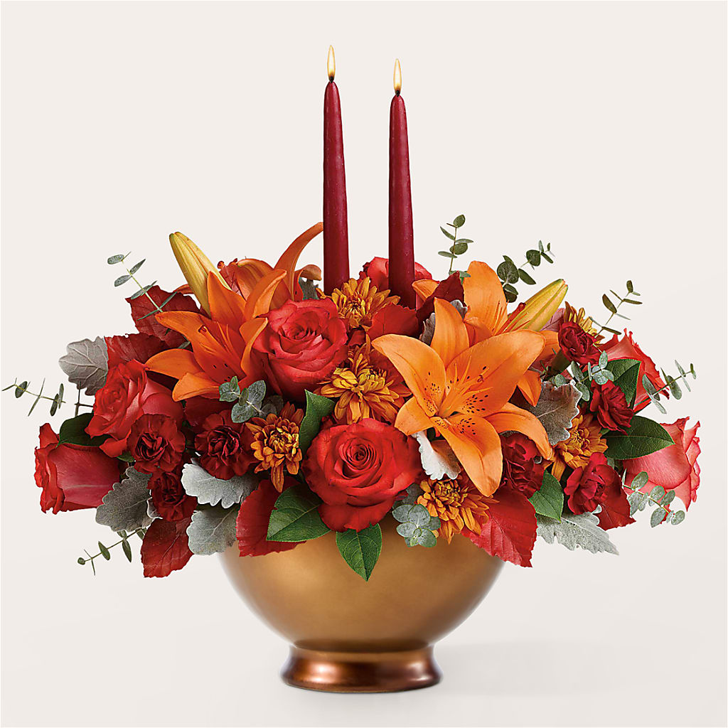 Fruits of Fall Centerpiece – BELMA'S PRECIOUS FLOWERS, Kodiak AK