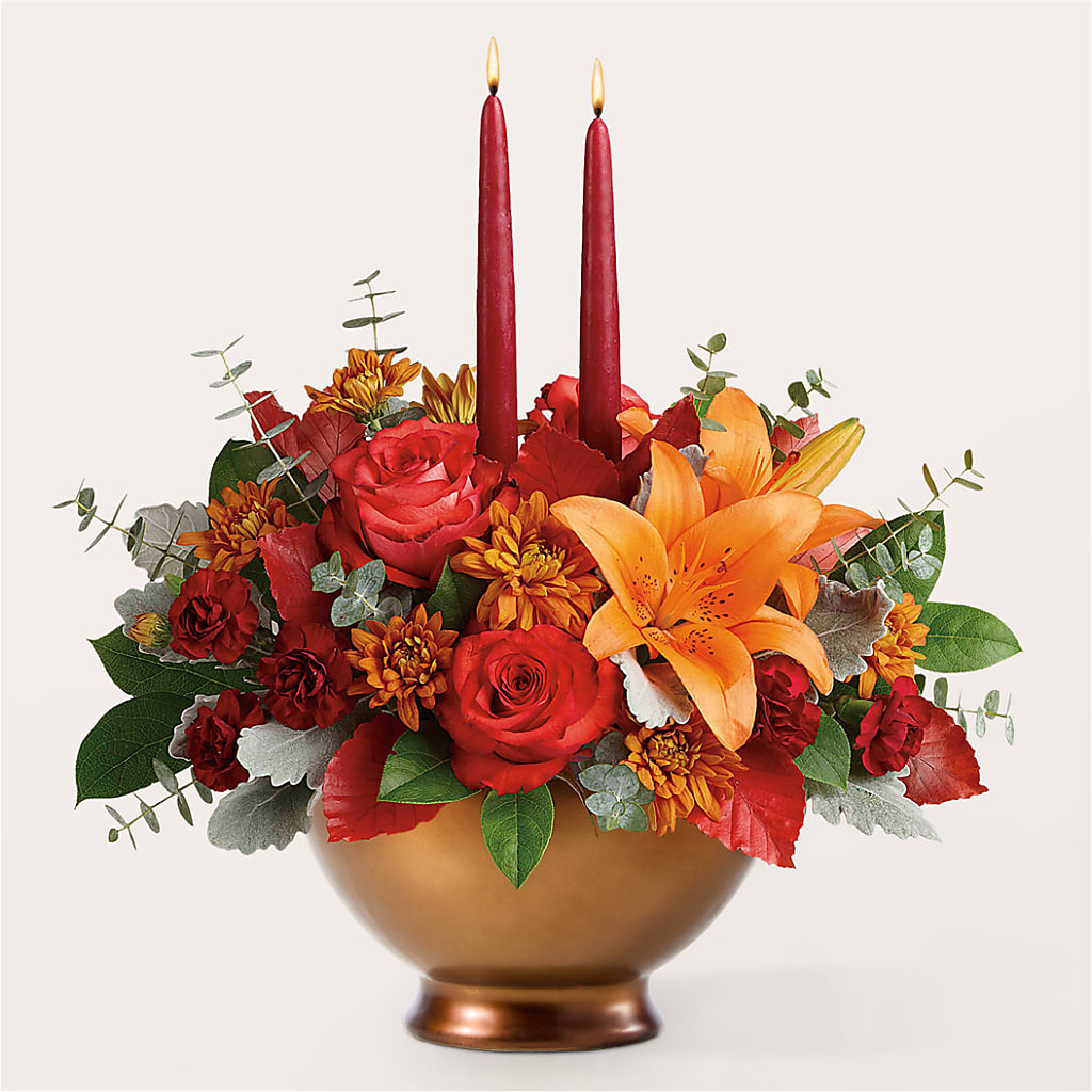 Fruits of Fall Centerpiece – BELMA'S PRECIOUS FLOWERS, Kodiak AK