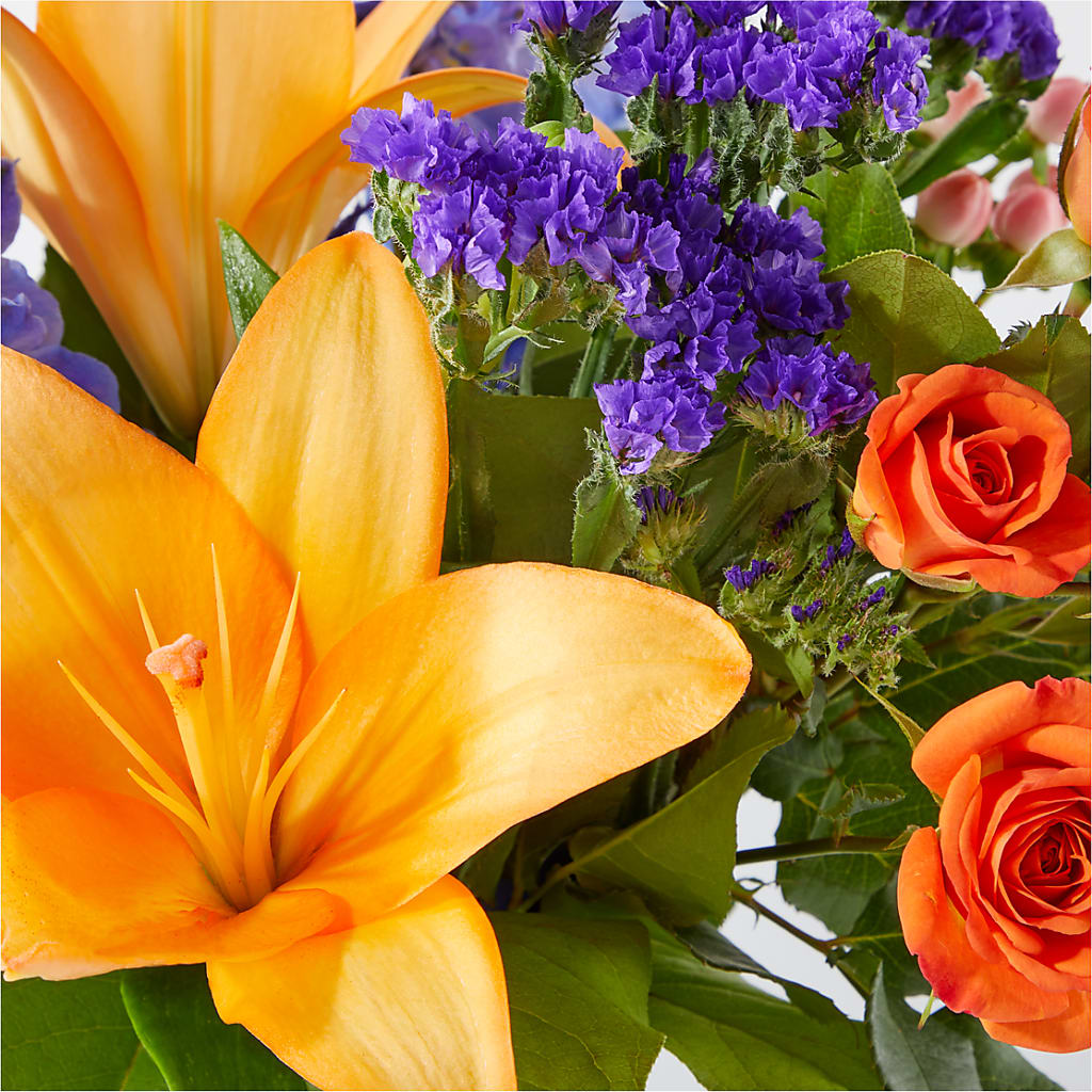 Radiant Citrus Bouquet – BELMA'S PRECIOUS FLOWERS, Kodiak AK