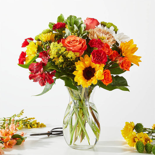 Fall Delight – A Florist Original – BELMA'S PRECIOUS FLOWERS, Kodiak AK