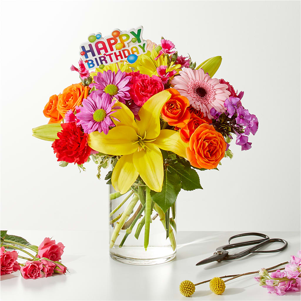Cue the Confetti - A Florist Original – BELMA'S PRECIOUS FLOWERS, Kodiak AK