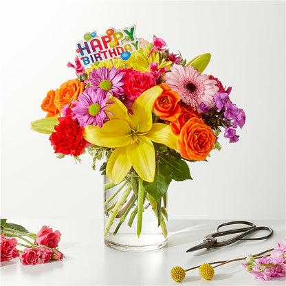 Cue the Confetti - A Florist Original – BELMA'S PRECIOUS FLOWERS, Kodiak AK