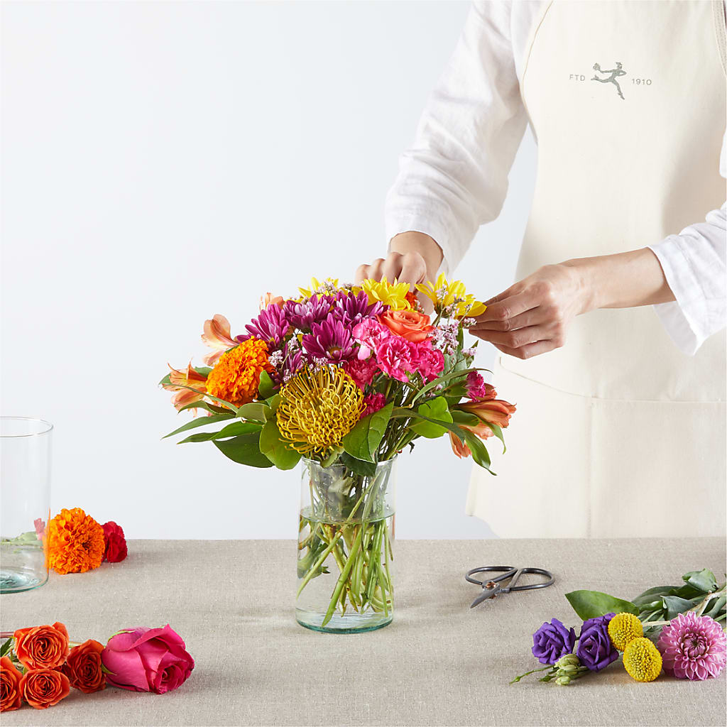 Feast of Color – A Florist Original – BELMA'S PRECIOUS FLOWERS, Kodiak AK