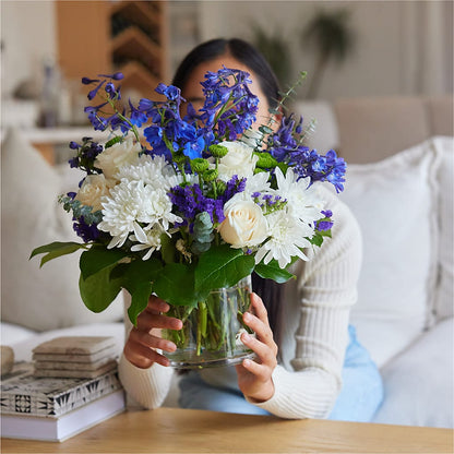Cerulean Waves Bouquet – BELMA'S PRECIOUS FLOWERS, Kodiak AK