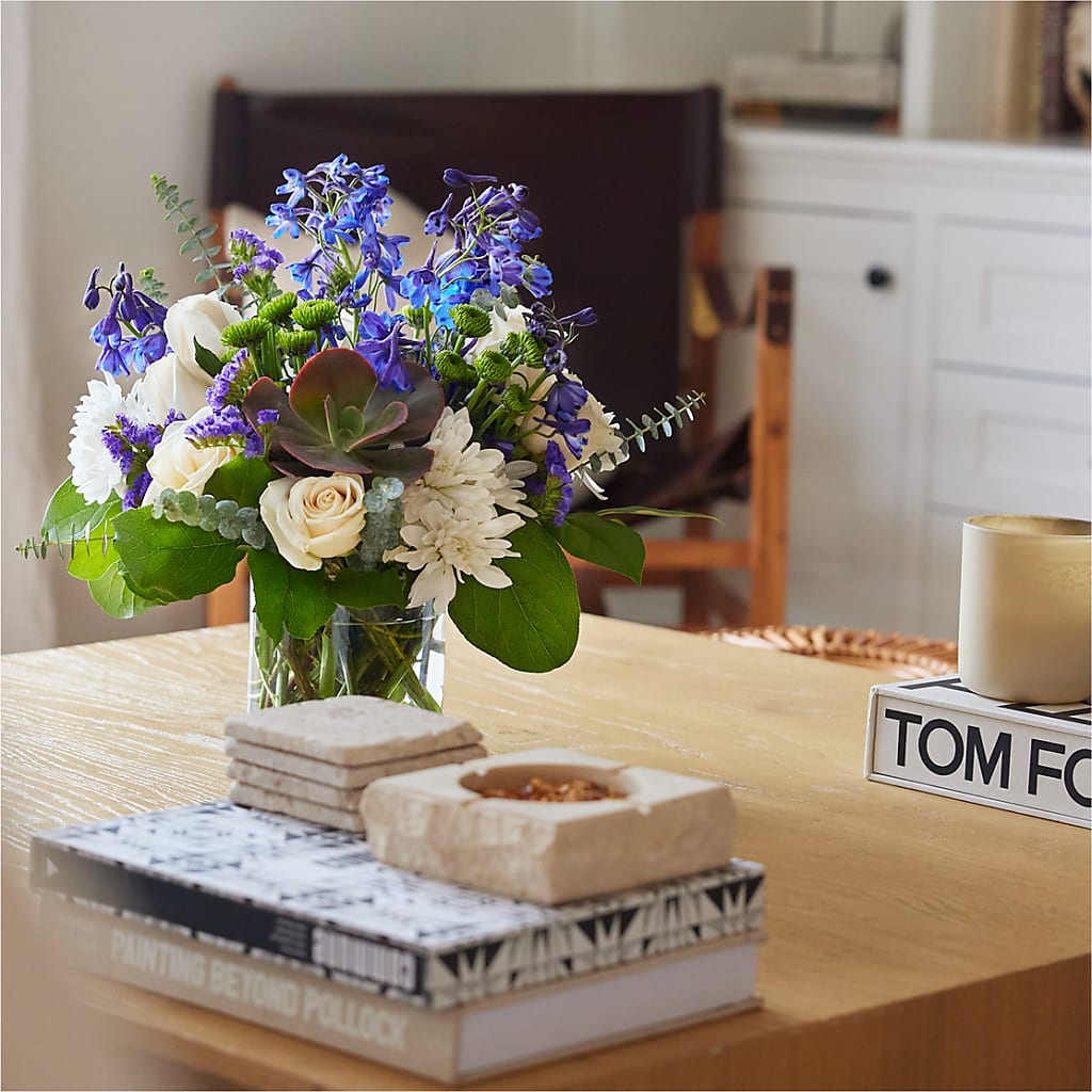 Cerulean Waves Bouquet – BELMA'S PRECIOUS FLOWERS, Kodiak AK