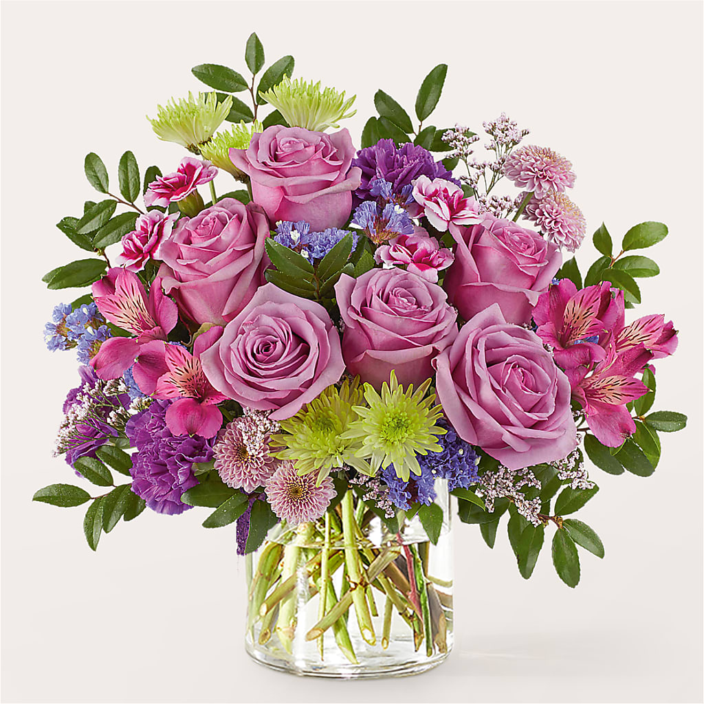 Glass Half Full Bouquet – BELMA'S PRECIOUS FLOWERS, Kodiak AK