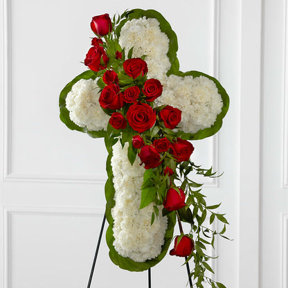 Floral Cross Easel – BELMA'S PRECIOUS FLOWERS, Kodiak AK