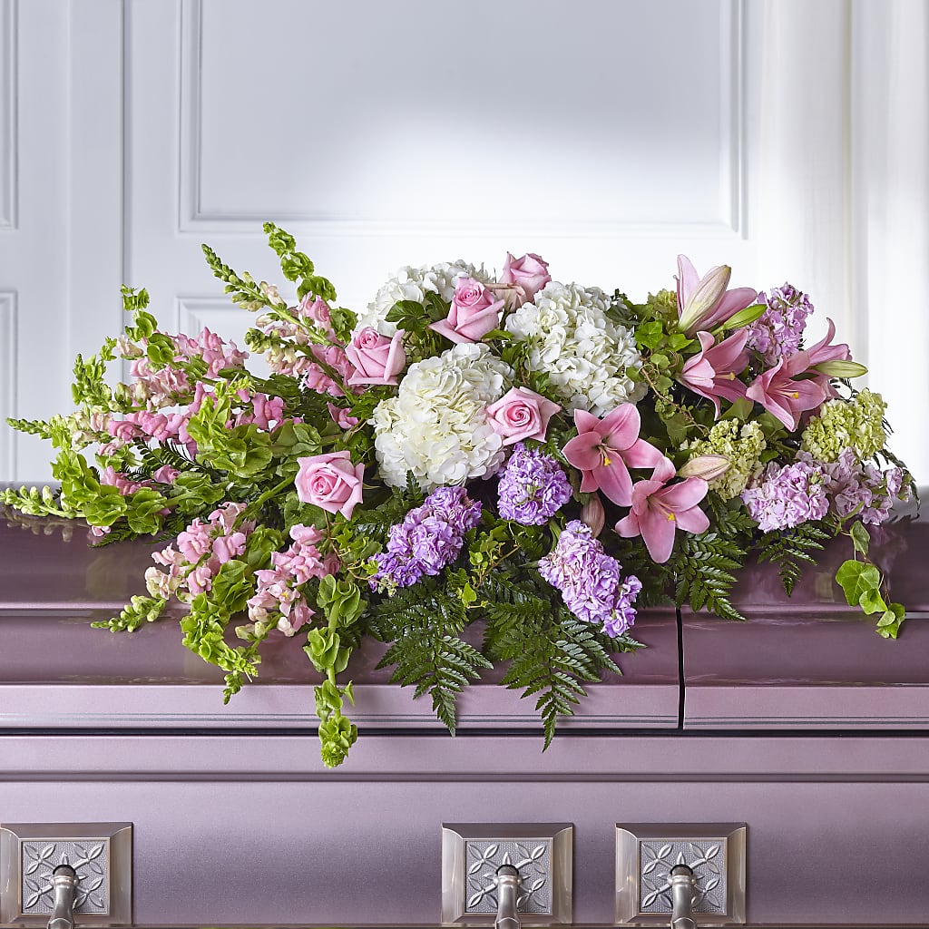 Life's Gratitude Casket Spray – BELMA'S PRECIOUS FLOWERS, Kodiak AK
