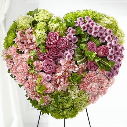 Heartwarming Standing Heart – BELMA'S PRECIOUS FLOWERS, Kodiak AK