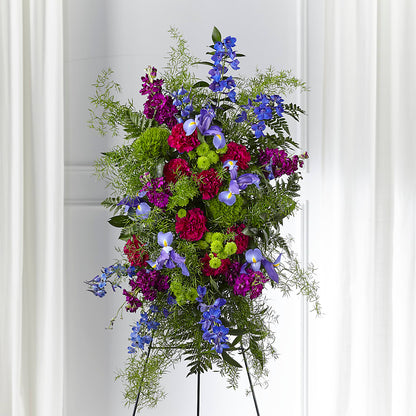 Heavenly Skies Standing Spray – BELMA'S PRECIOUS FLOWERS, Kodiak AK