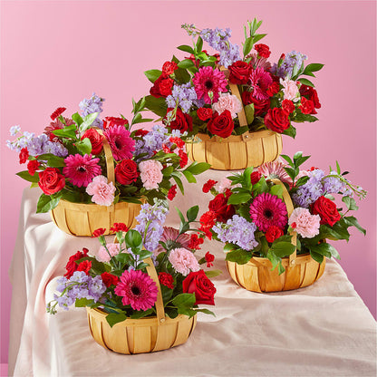 Pink Picnic Basket – BELMA'S PRECIOUS FLOWERS, Kodiak AK