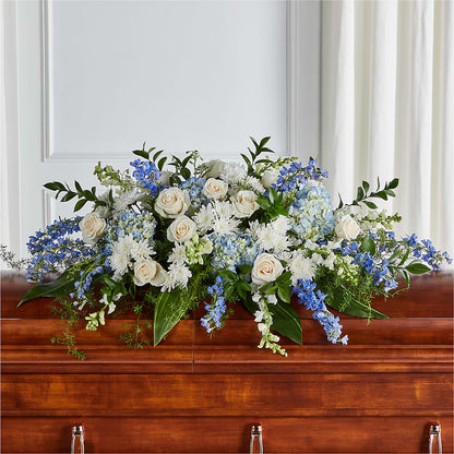 Timeless Essence Casket Spray – BELMA'S PRECIOUS FLOWERS, Kodiak AK