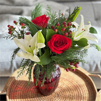 Evergreen Delight Bouquet – BELMA'S PRECIOUS FLOWERS, Kodiak AK