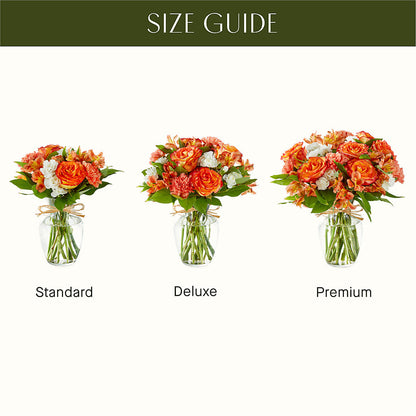Apricot Glow Bouquet – BELMA'S PRECIOUS FLOWERS, Kodiak AK