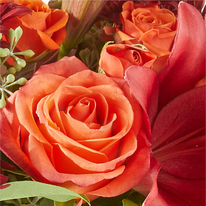 Crimson Leaves Bouquet – BELMA'S PRECIOUS FLOWERS, Kodiak AK