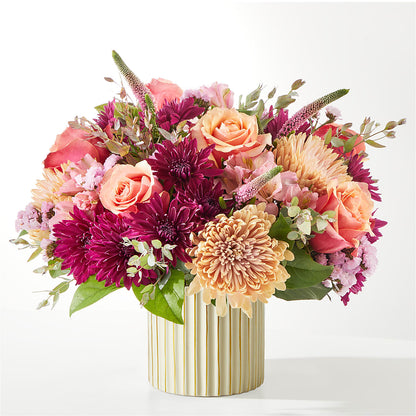 Berry Cobbler Bouquet with Ivory Vase – BELMA'S PRECIOUS FLOWERS, Kodiak AK
