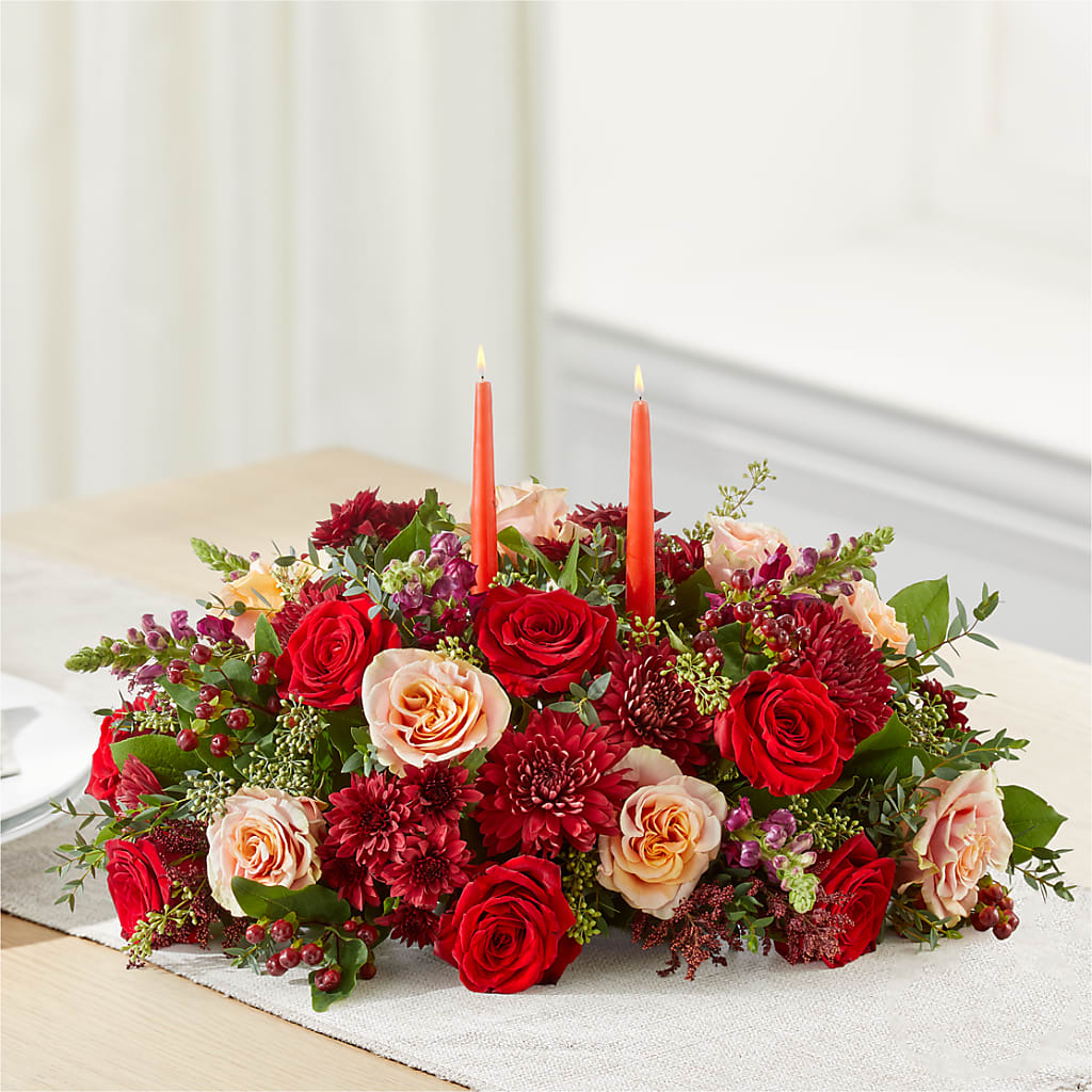 Most Thankful Centerpiece – BELMA'S PRECIOUS FLOWERS, Kodiak AK