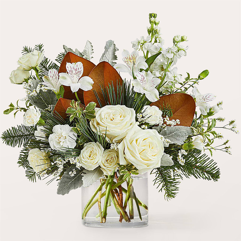 Fresh Snowfall Bouquet – BELMA'S PRECIOUS FLOWERS, Kodiak AK